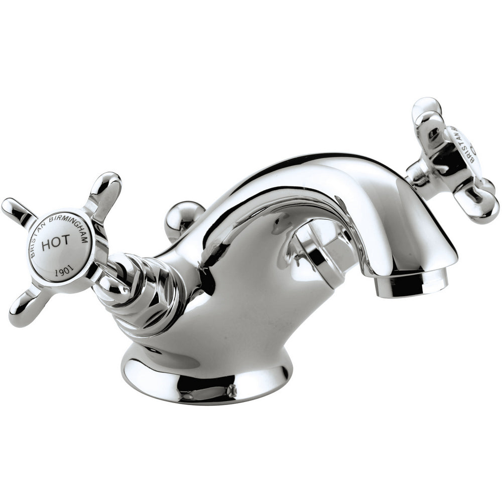 Bristan 1901 Basin Mixer with Pop Up Waste in Chrome