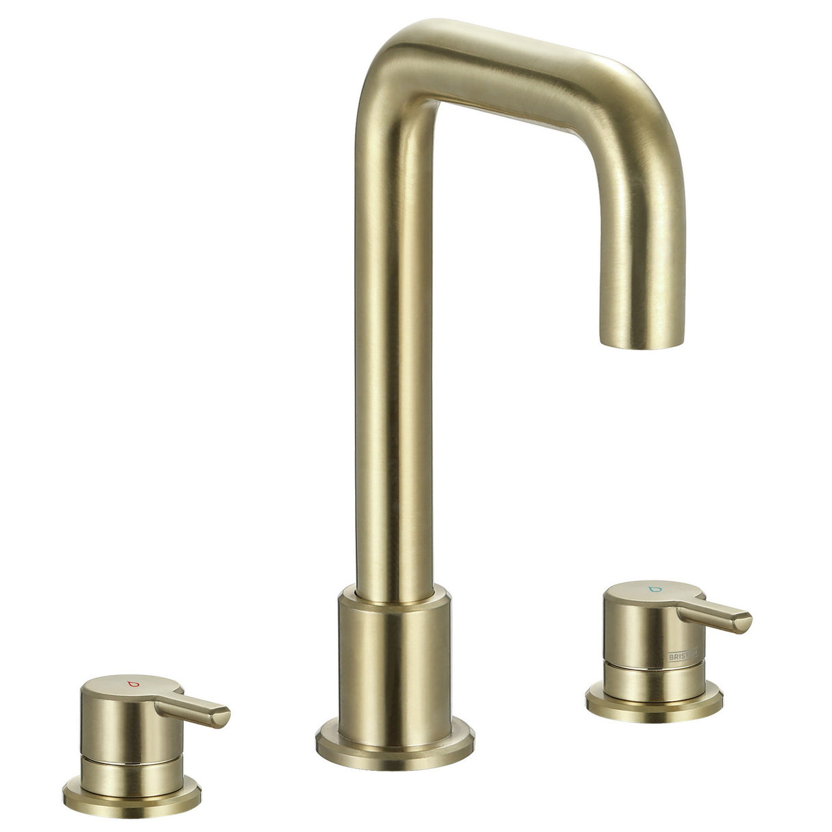 AL3THBASBB Bristan Altum Brushed Brass 3TH Deck Mounted Basin Mixer