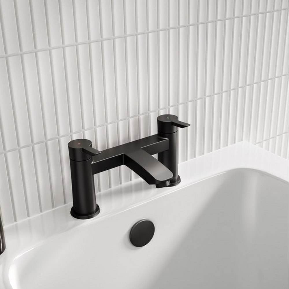Bristan Apelo Bath Filler in Black lifestyle