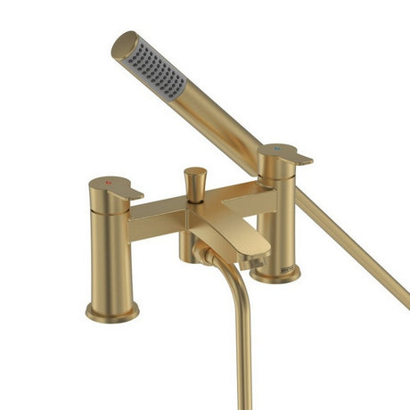 Bristan Appeal Bath Shower Mixer In Brushed Brass APLBSMBB
