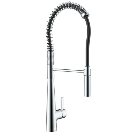 Bristan Axia Professional Pull Down Kitchen Sink Mixer in Chrome