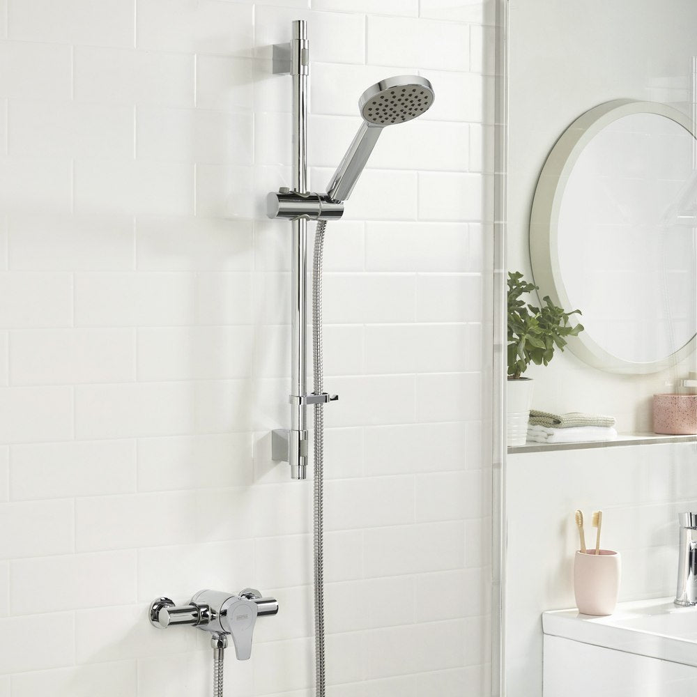 Bristan Capri3 Thermostatic Exposed Shower Valve with Riser Kit Lifestyle