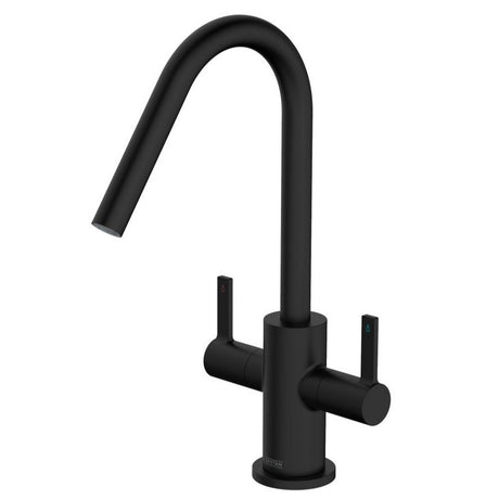 Bristan Cashew Easy Fit Twin Lever Sink Mixer in Black