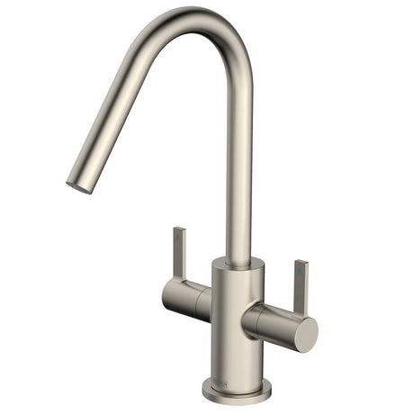 Bristan Cashew Stainless Steel Easy Fit Twin Lever Sink Mixer