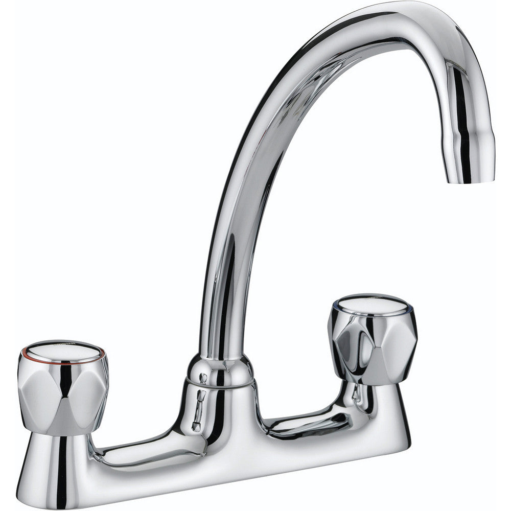 Bristan Club Utility Budget Deck Sink Mixer in Chrome