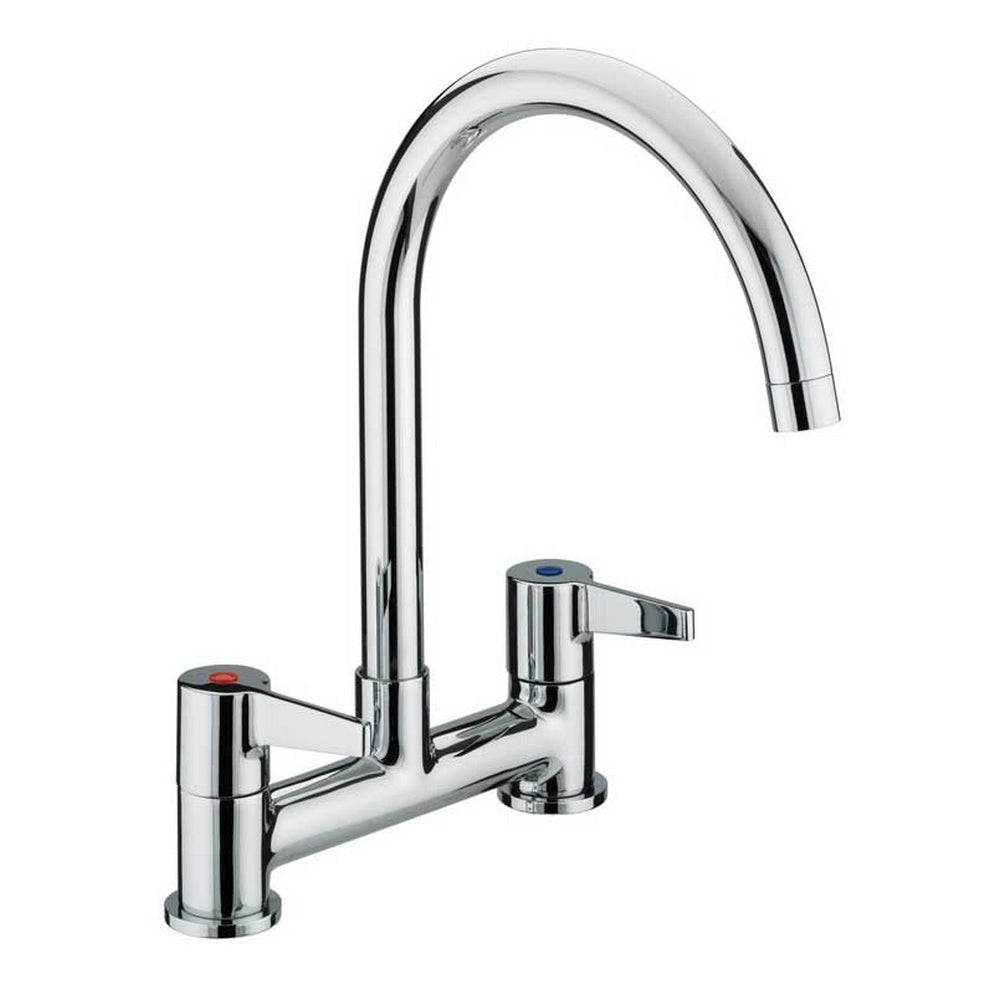 Bristan Design Utility Lever Deck Kitchen Sink Mixer in Chrome