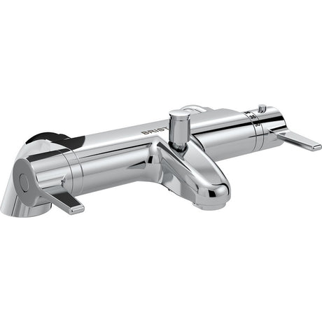 DUL3THBSMC Bristan Design Utility Lever Thermostatic Bath Shower Mixer in Chrome