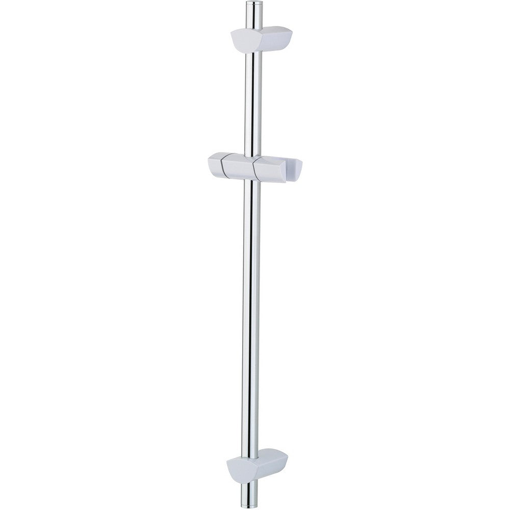 EVCADR01WC Bristan Evo 660mm Adjustable Riser Rail in White and Chrome