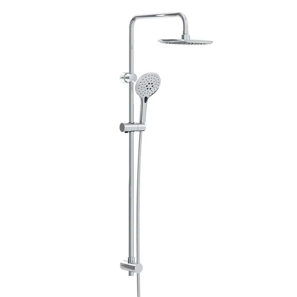 Bristan Flute Shower Kit with Rigid Riser in Chrome