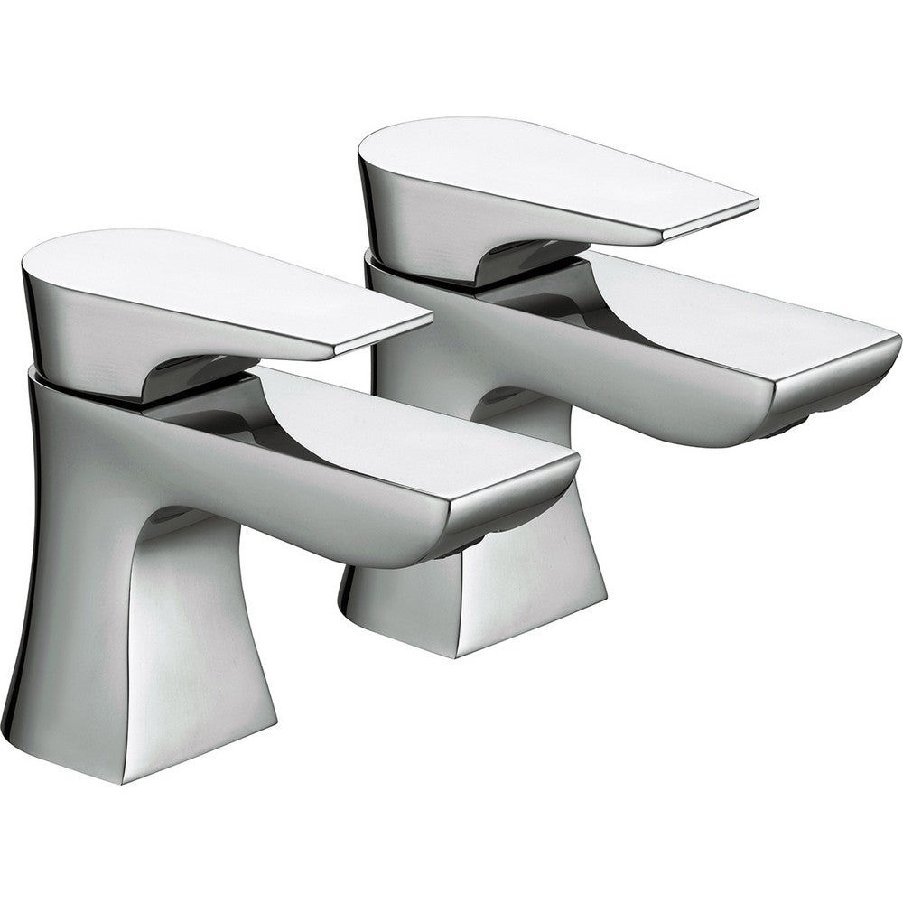 HOU1/2C Bristan Hourglass Basin Taps in Chrome