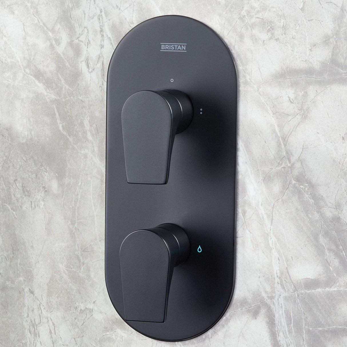 Bristan Hourglass Concealed Dual Control Shower Pack in Matt Black lifestyle 4