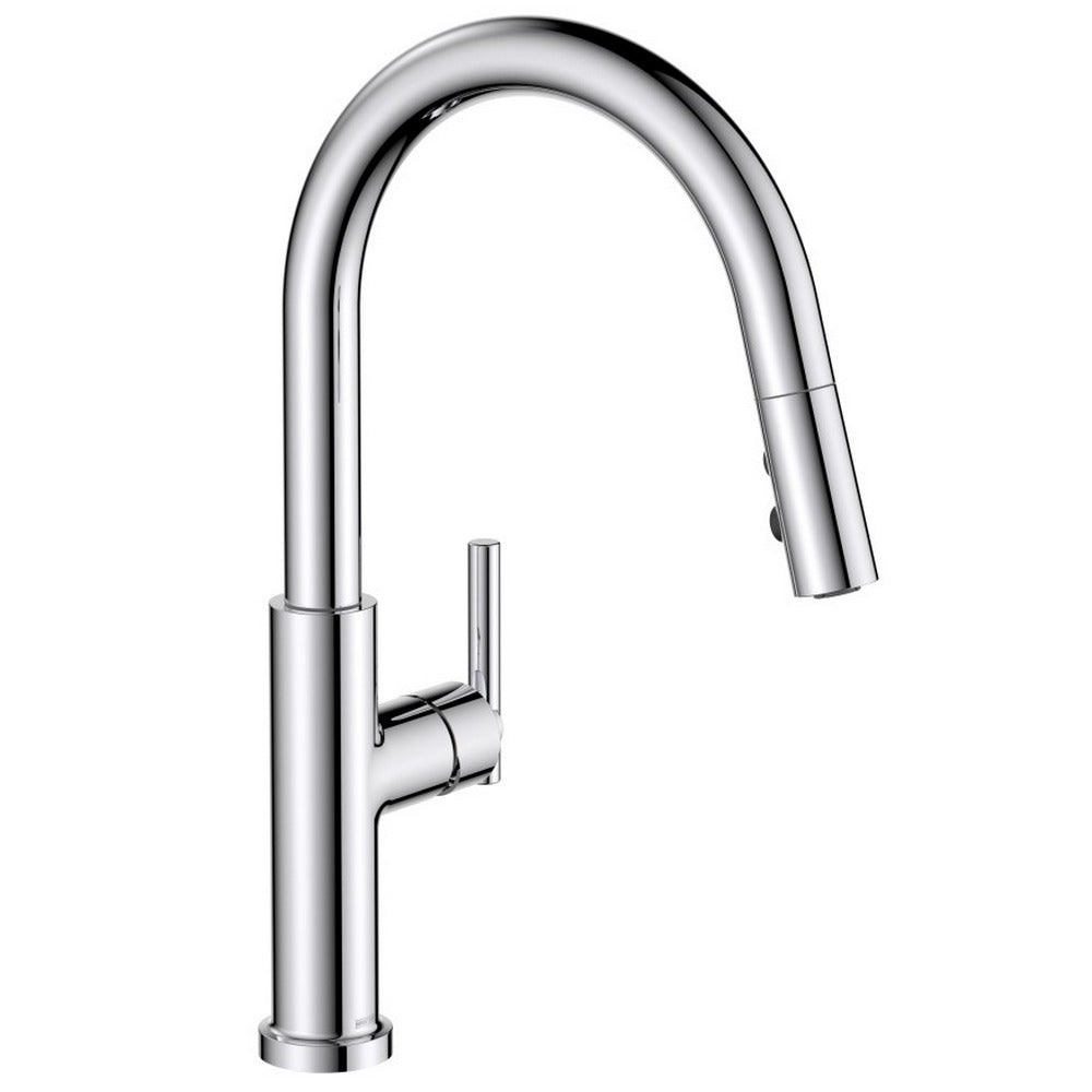 Bristan Jule Extended Pull Down Kitchen Sink Mixer in Chrome