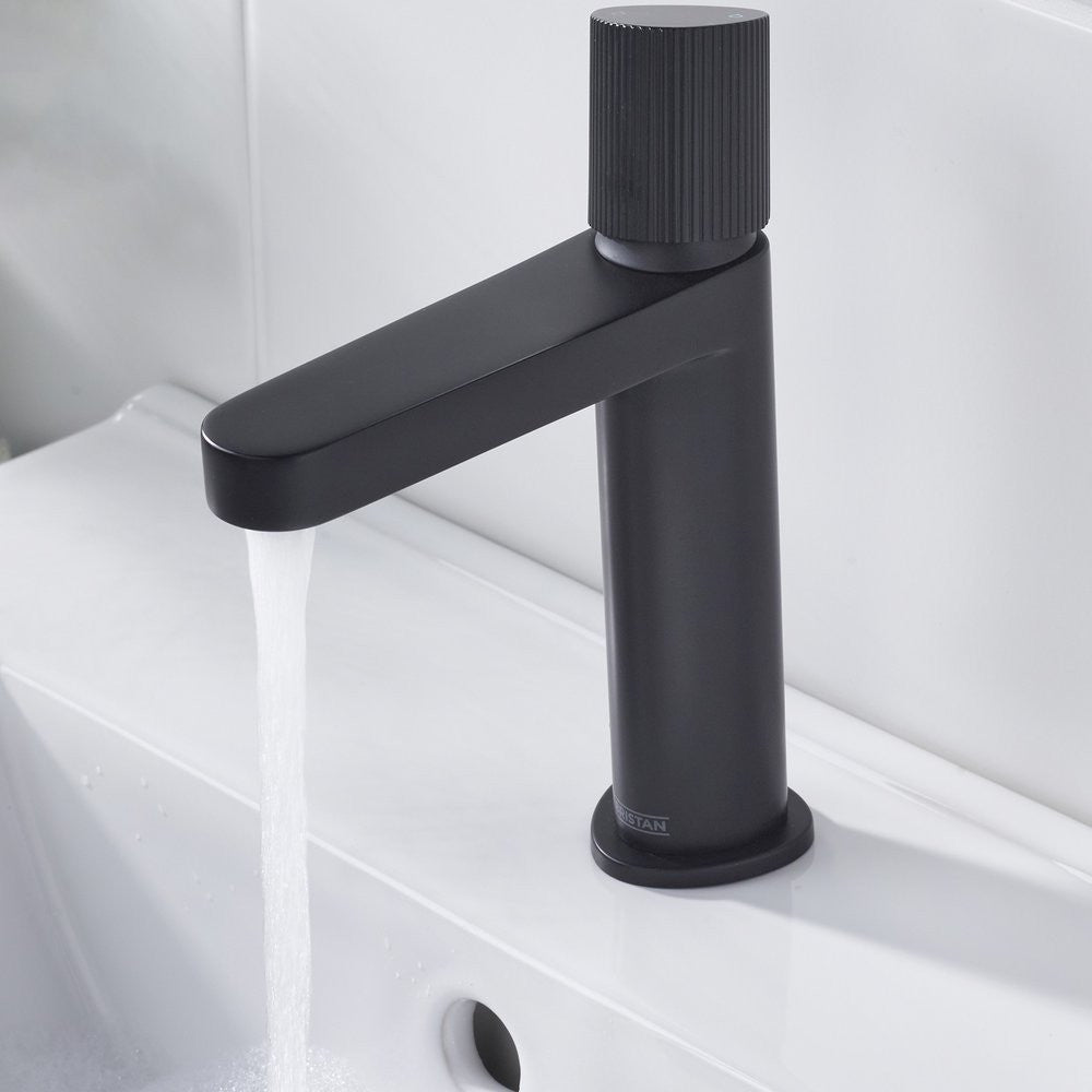 Bristan Liso Basin Mixer with Clicker Waste in Black lifestyle