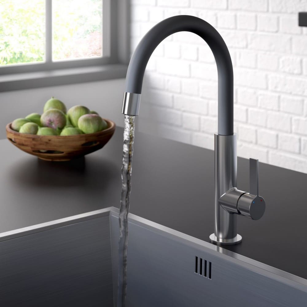 MLBSNKBLK Bristan Melba Sink Mixer in Black Lifestyle
