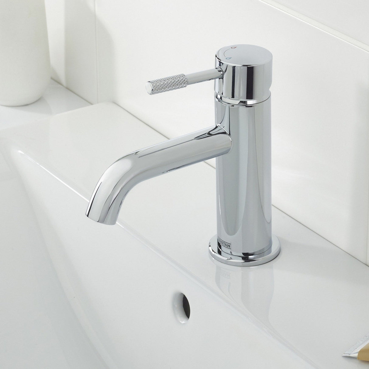 MOLESBASC Bristan Molida Chrome Eco Start Basin Mixer with Waste Bathroom Setting