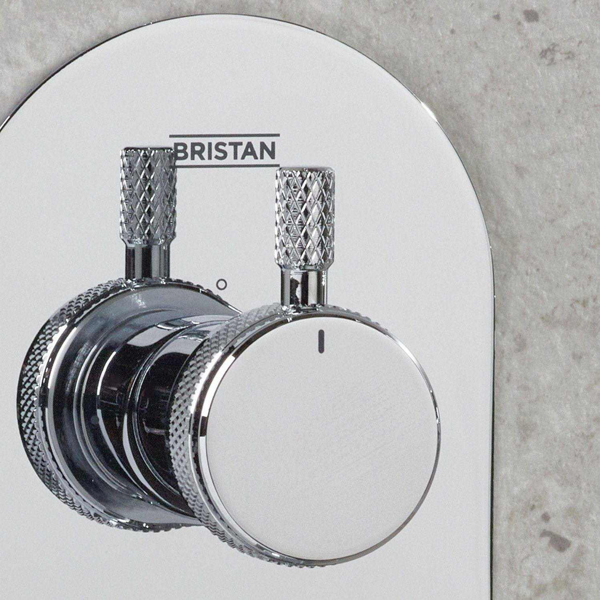 MOLIDASHWRPK Bristan Molida Chrome Thermostatic Shower Pack with Fixed Head and Riser Kit Lever Handle Pattern