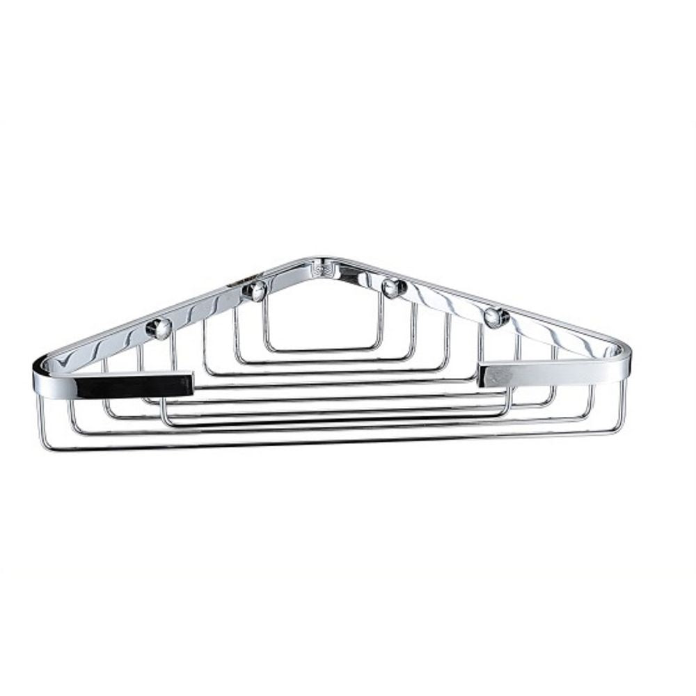 Bristan Open Front Cover Fixed Wire Basket in Chrome