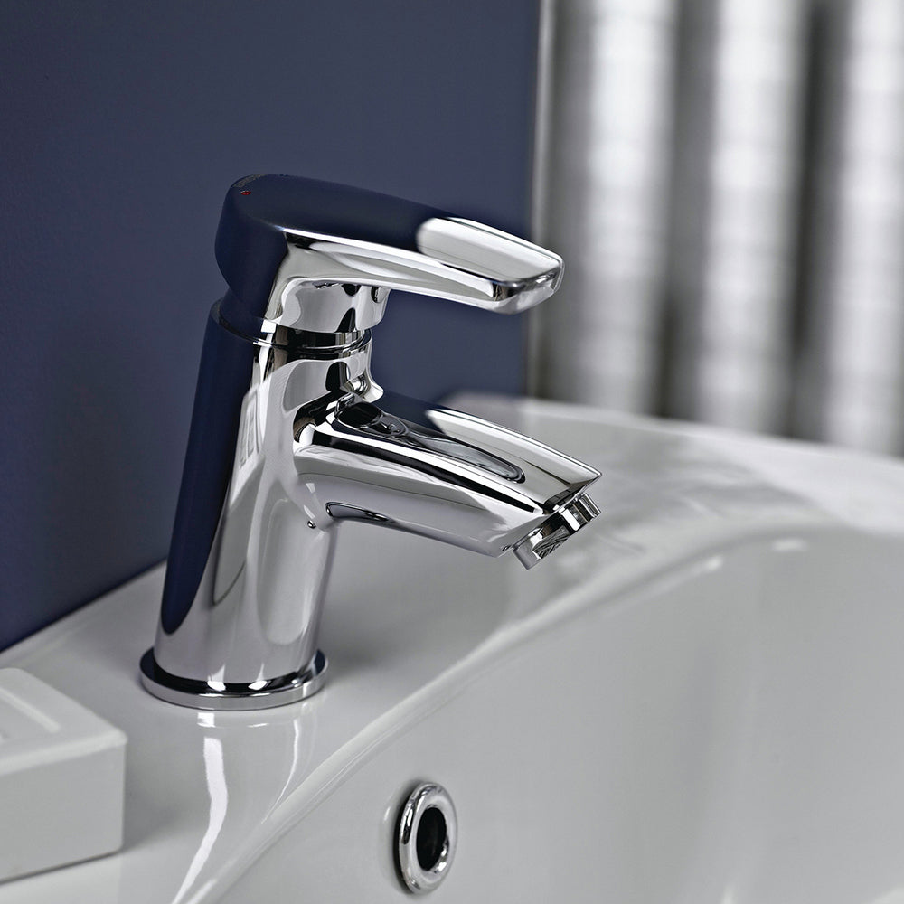 Bristan Orta Basin Mixer with Clicker Waste in Chrome Lifestyle