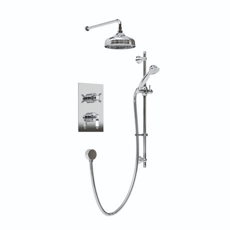 Bristan Renaissance Chrome Recessed Dual Control Shower Pack