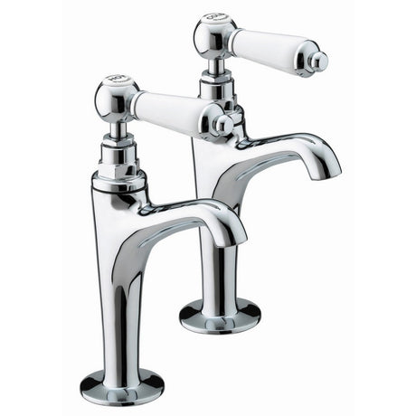 RSHNKC Bristan Renaissance High Neck Pillar Taps in Chrome