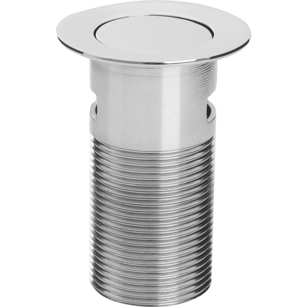 WBASIN10C Bristan Round Chrome Slotted Push Basin Waste