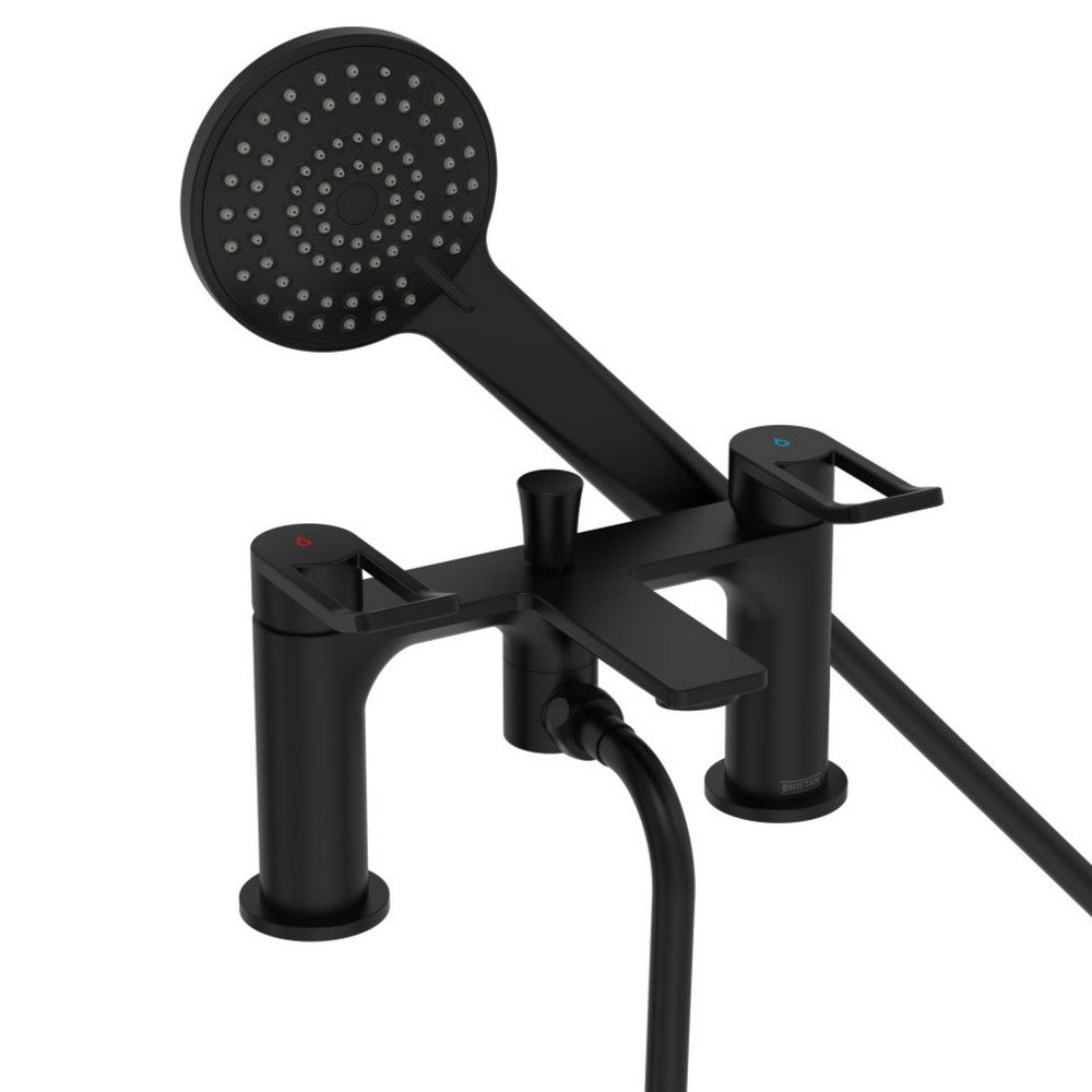 SAFBSMBLK Bristan Saffron Bath Shower Mixer in Black