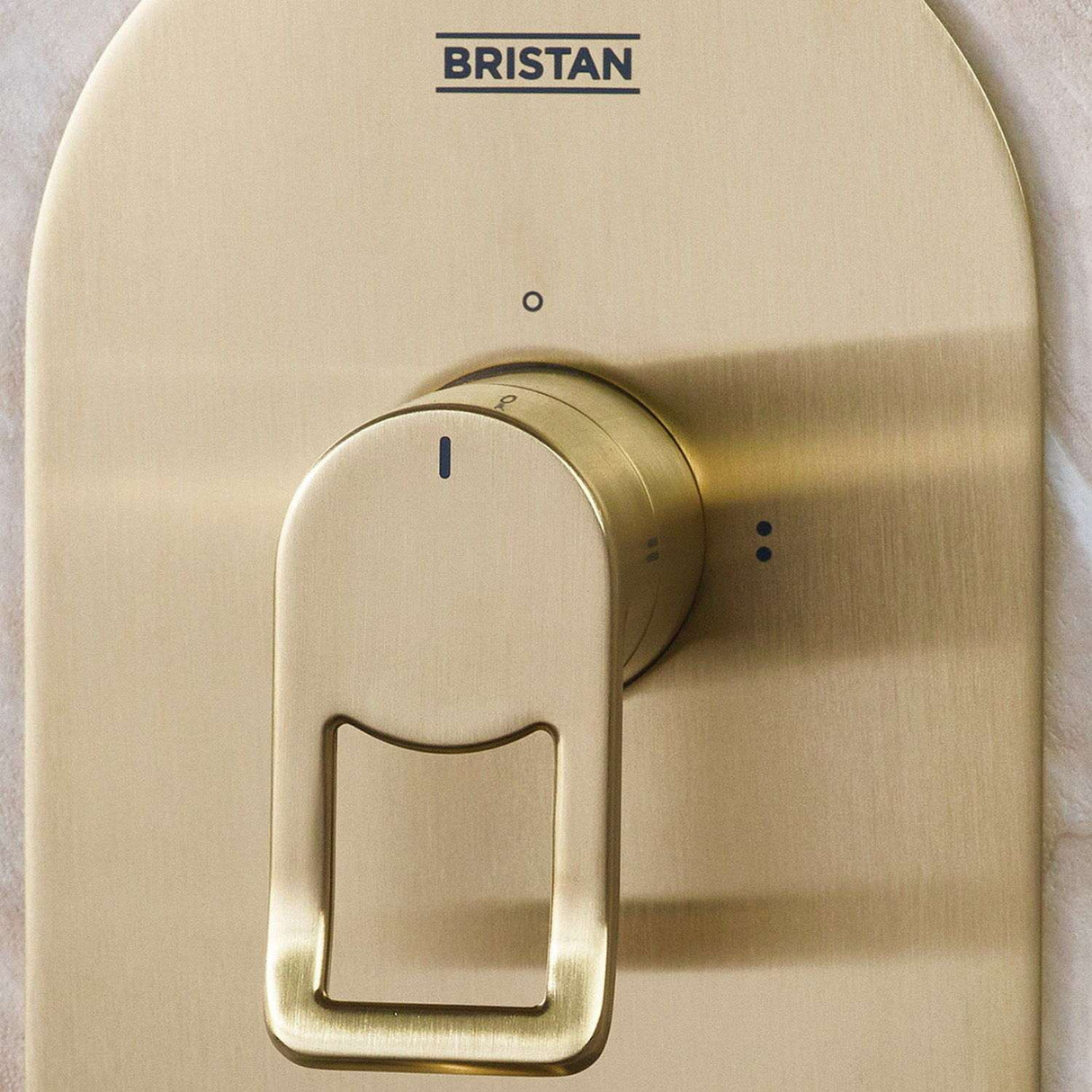 Bristan Saffron Concealed Dual Control Two Outlet Shower Pack in Brushed Brass lifestyle 2
