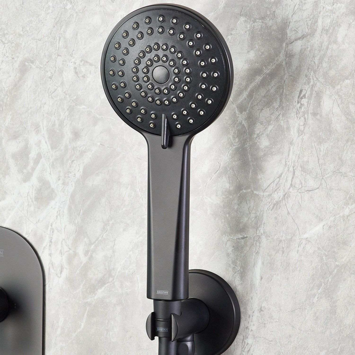Bristan Saffron Concealed Dual Control Two Outlet Shower Pack in Matt Black lifestyle 2