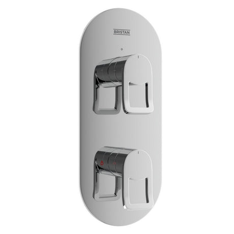 SAFSHCDIVC Bristan Saffron Concealed Thermostatic Two Outlet Shower Valve