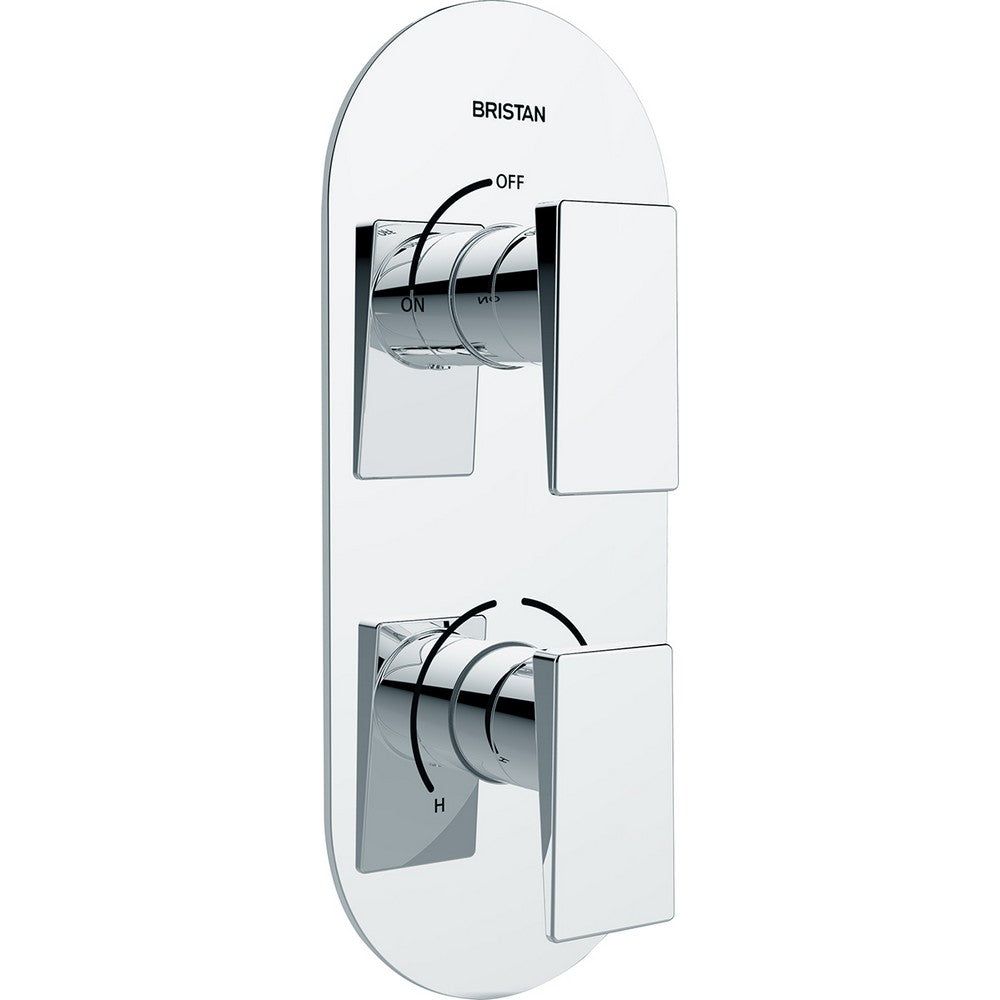 SAISHCVOC Bristan Sail Recessed Thermostatic Dual Control Shower Valve