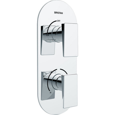 SAISHCVOC Bristan Sail Recessed Thermostatic Dual Control Shower Valve