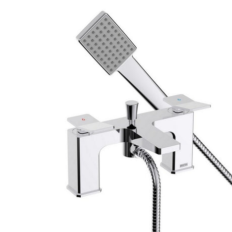 Bristan Tangram Bath Shower Mixer in Chrome TANBSMC