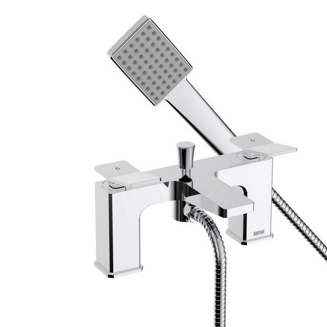 Bristan Tangram Bath Shower Mixer in Chrome TANBSMC
