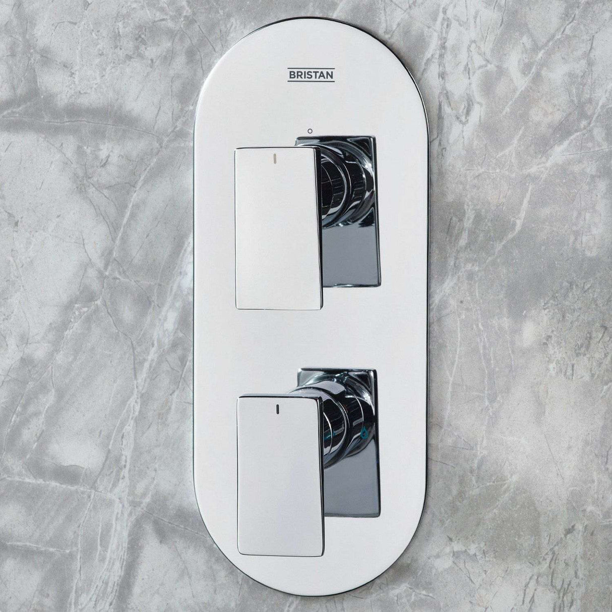 Bristan Tangram Concealed Dual Control Two Outlet Shower Pack in Chrome lifestyle 3
