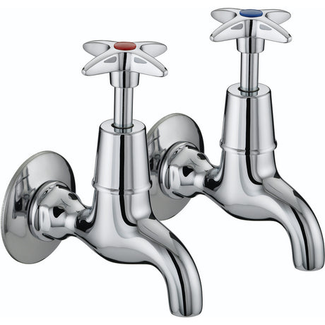 Bristan X Head Bib Taps in Chrome