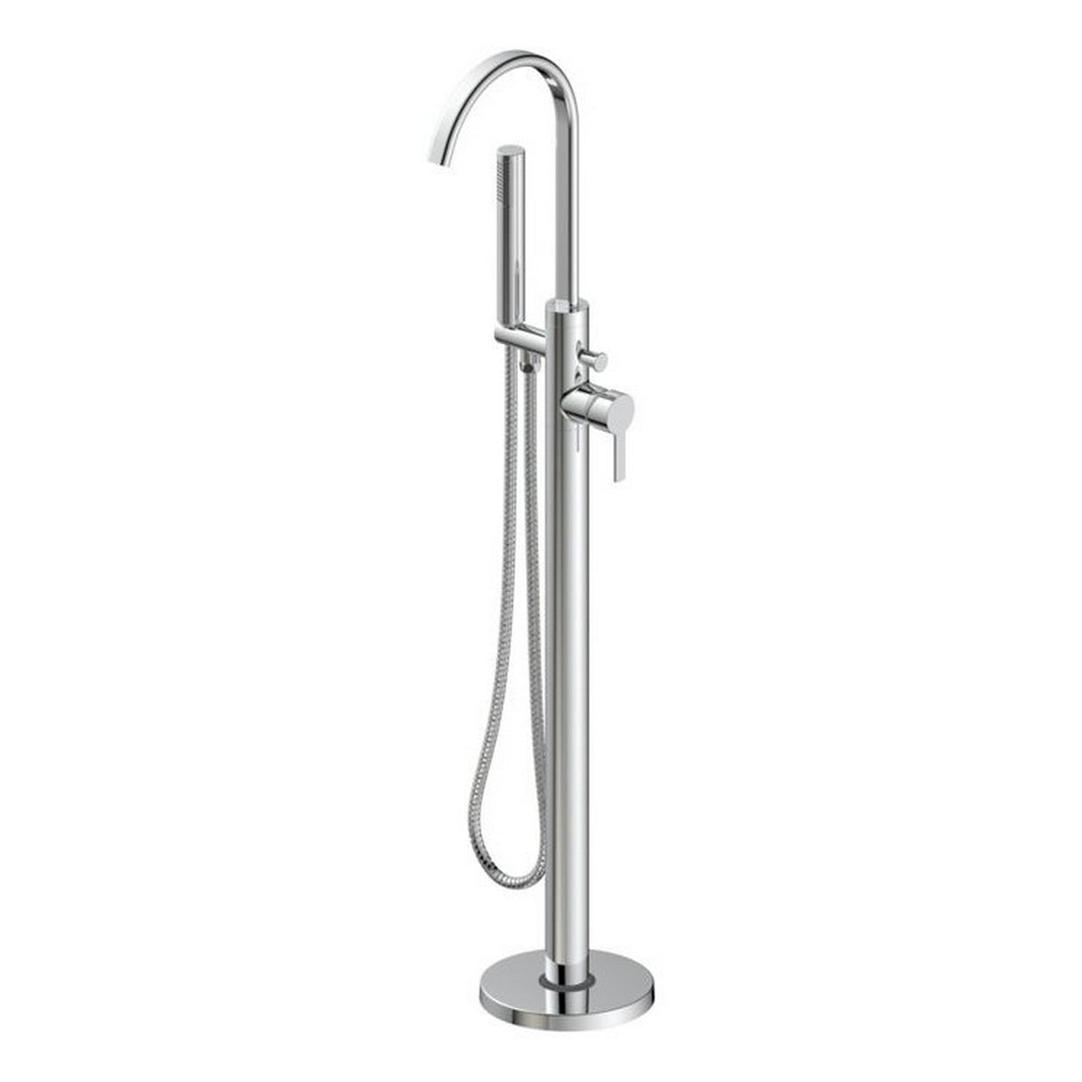 Calvarra Arlow Floor Standing Bath Shower Mixer in Chrome