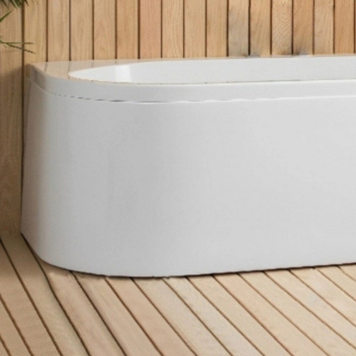 Carron Status Left Hand Curved Rectangular Bath