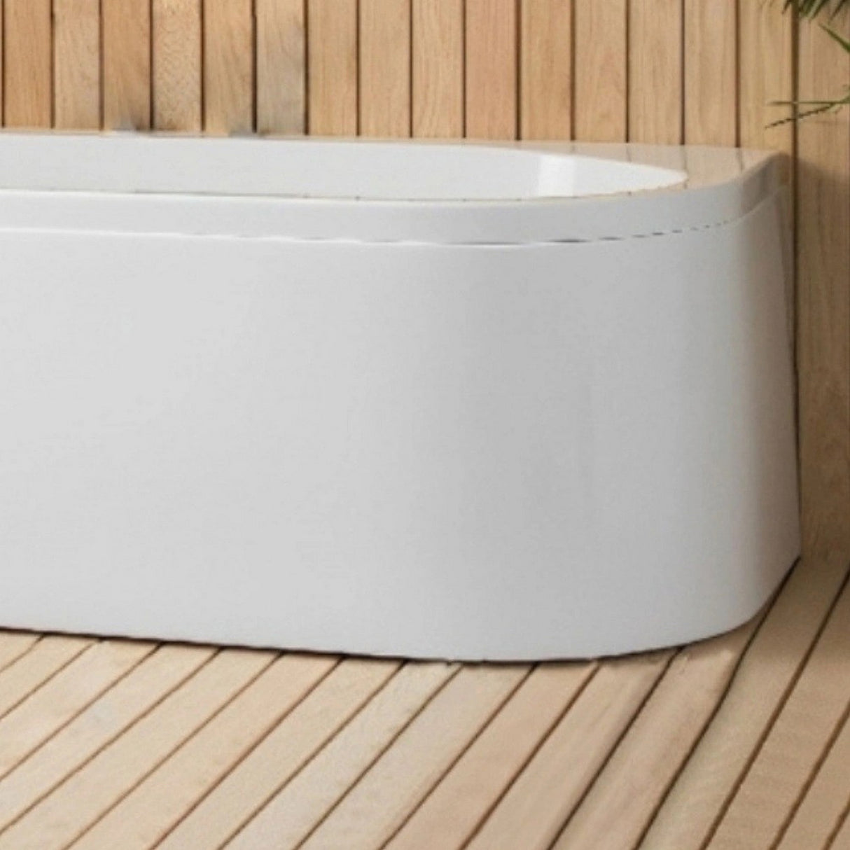 Carron Status Right Hand Curved Rectangular Bath