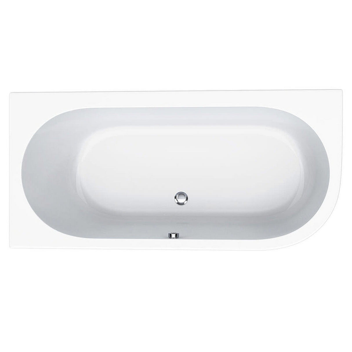 Carron Status Right Hand Curved Rectangular Bath