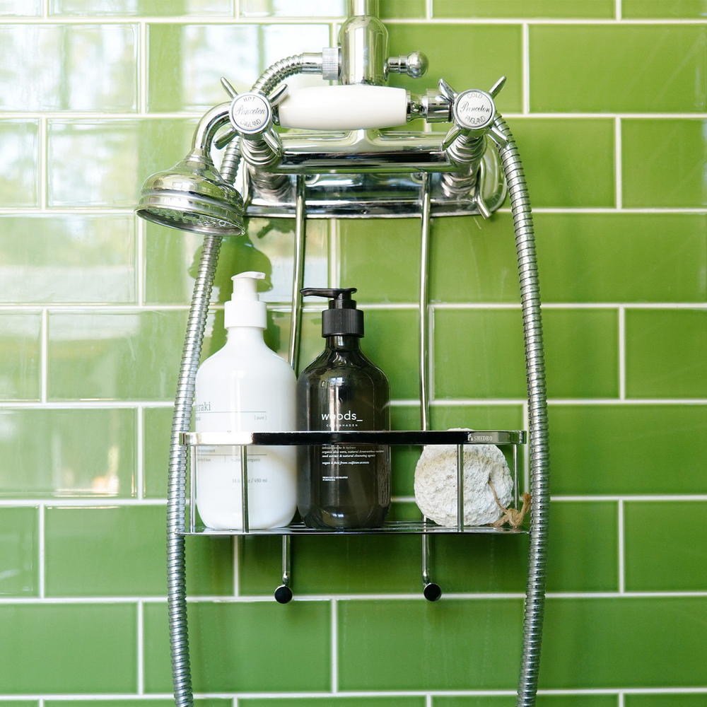 DK3048 Smedbo Sideline Shower Basket for Mixer Shower Chrome Lifestyle Traditional