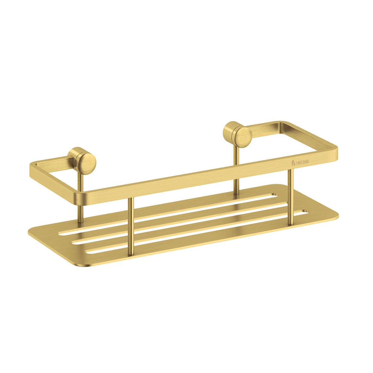 DV3001S Smedbo Sideline Shower Basket Brushed Brass