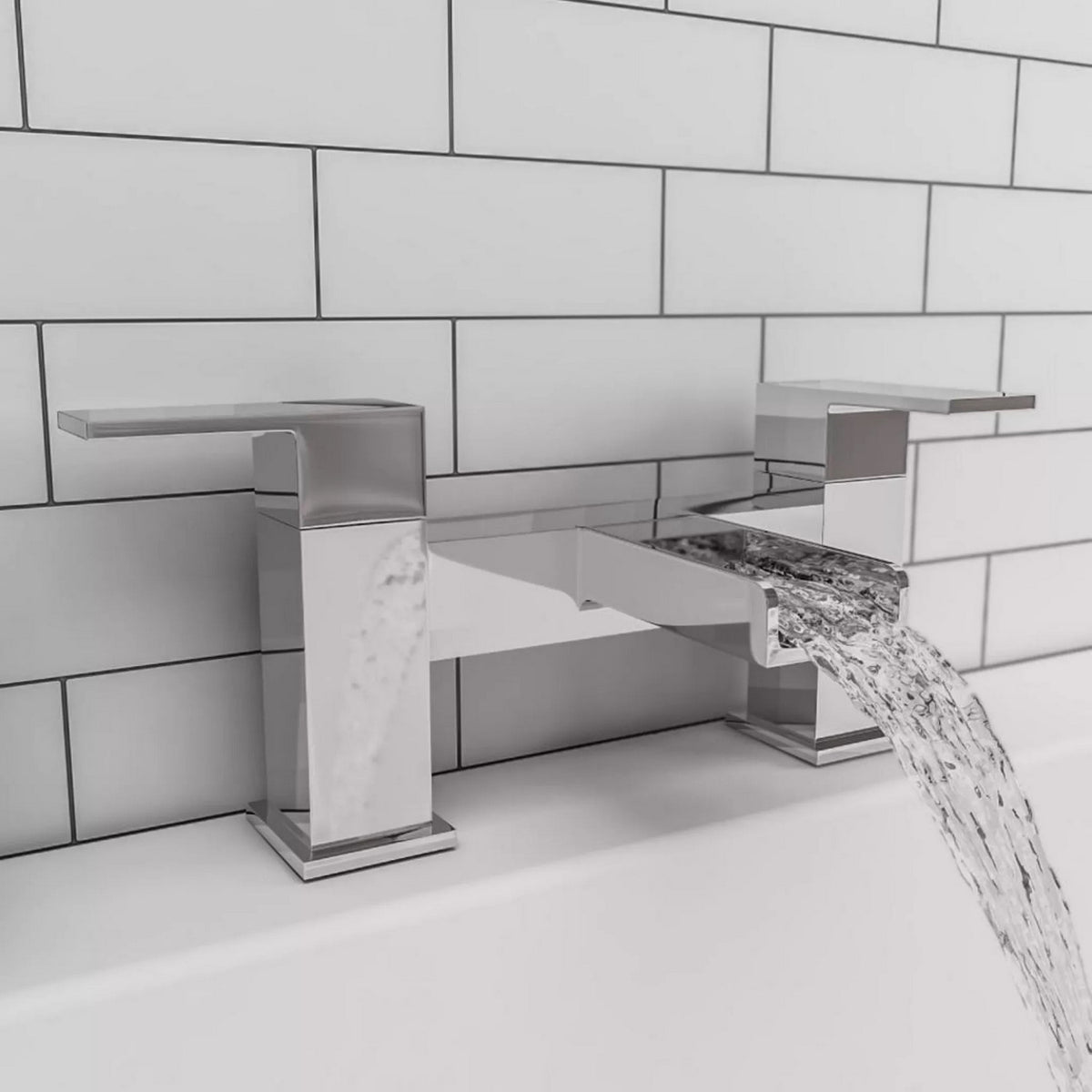 Eastbrook Abberton Chrome Bath Filler Lifestyle 79.1041