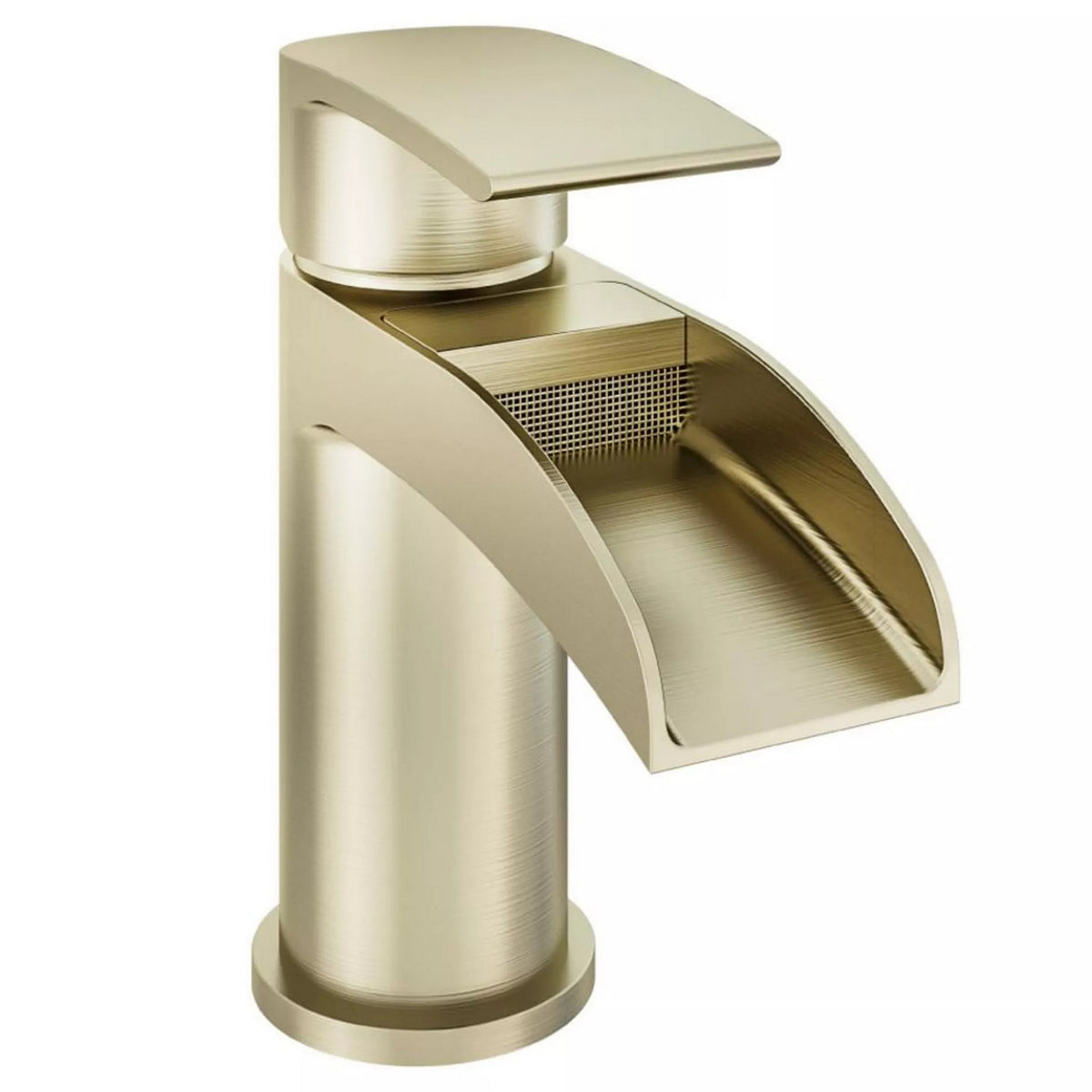 Eastbrook Aston Brushed Brass Basin Mixer with Waste 79.1016