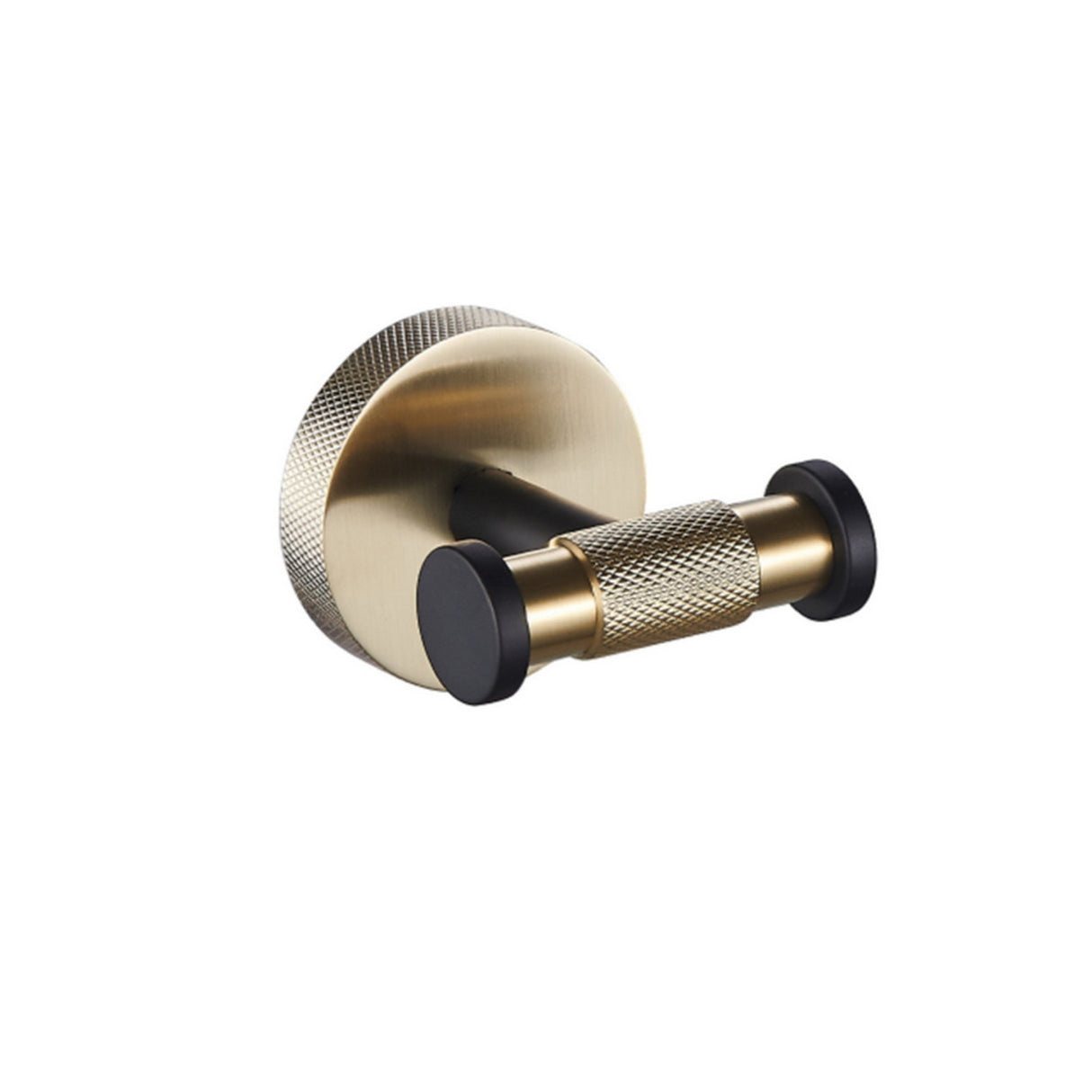 Eastbrook Catania Double Robe Hook in Black and Brass