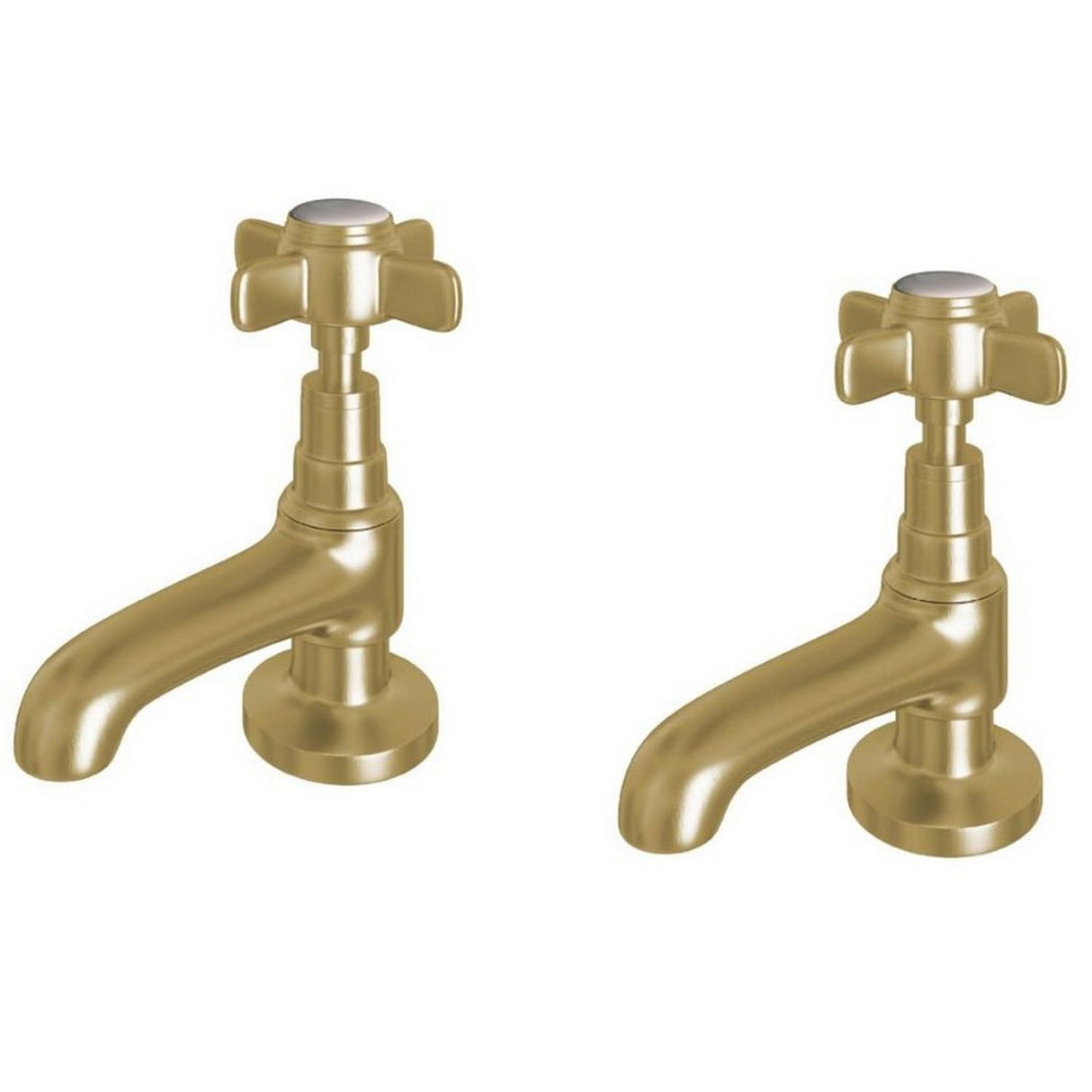 Eastbrook Haymarket Brushed Brass Luxury Basin Taps 79.2002