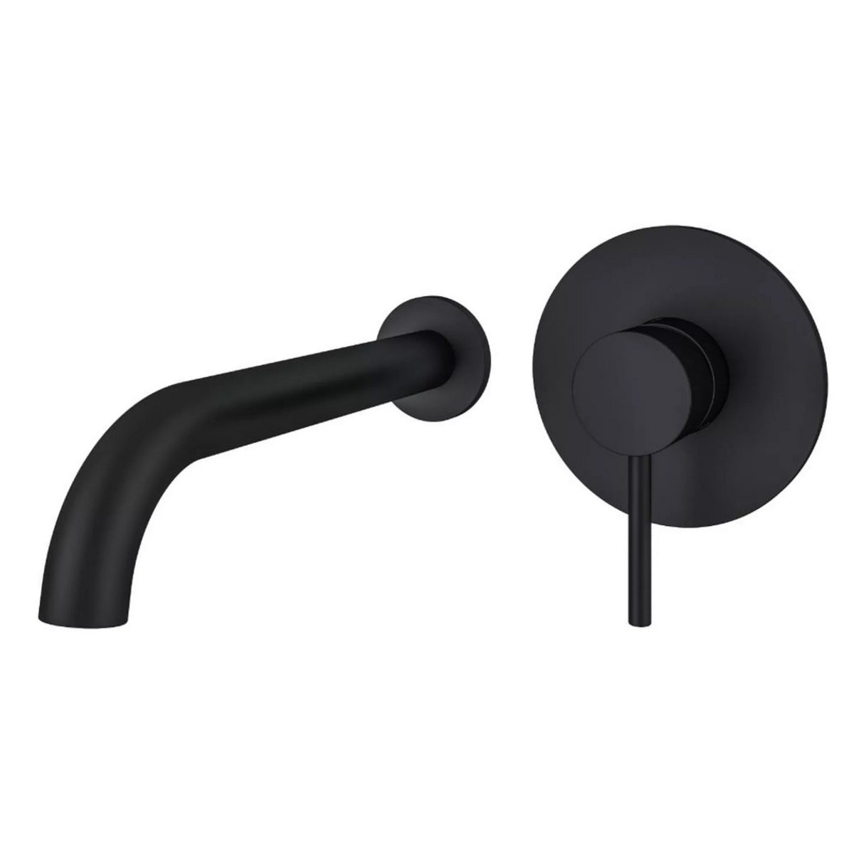 Eastbrook Heyford Black Wall Mounted Basin Tap 79.1005