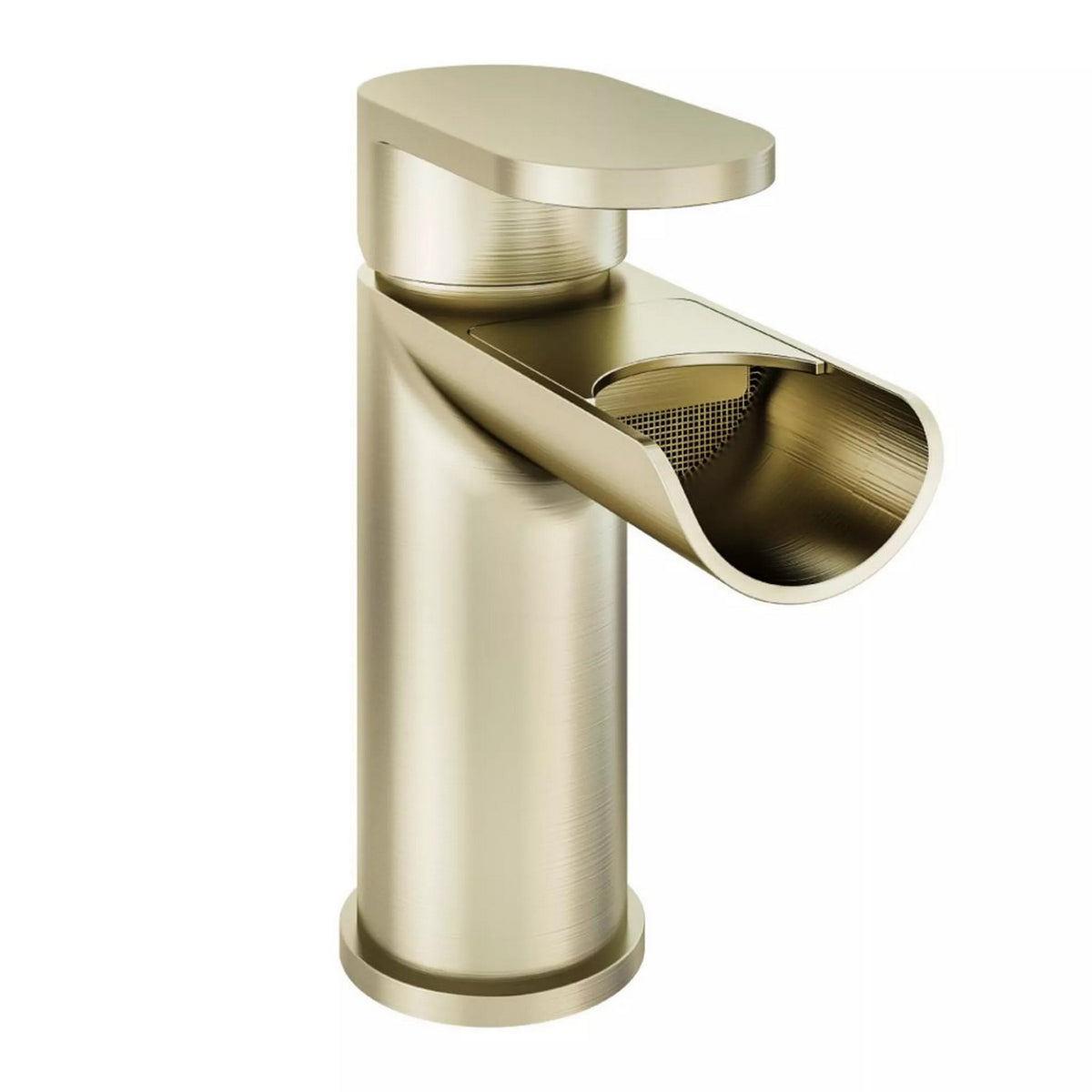 Eastbrook Ledwell Brushed Brass Basin Mixer with Waste 79.1026