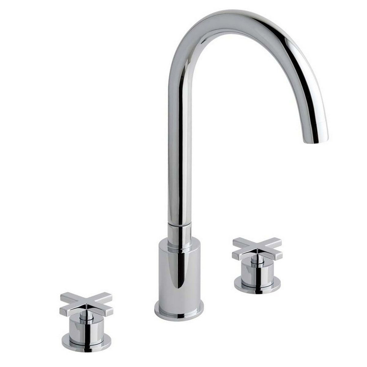 Eastbrook Prado Star Chrome 3 Hole Basin Mixer 79.0045