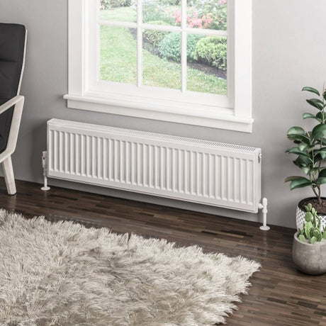 Eastbrook Type 11 300mm High Gloss White Compact Panel Radiator 1200mm