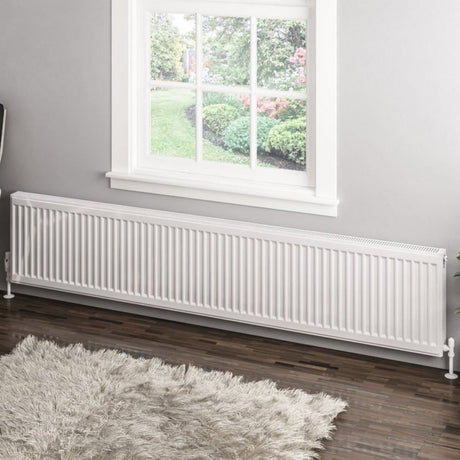 Eastbrook Type 11 400mm High Gloss White Compact Panel Radiator 2000mm